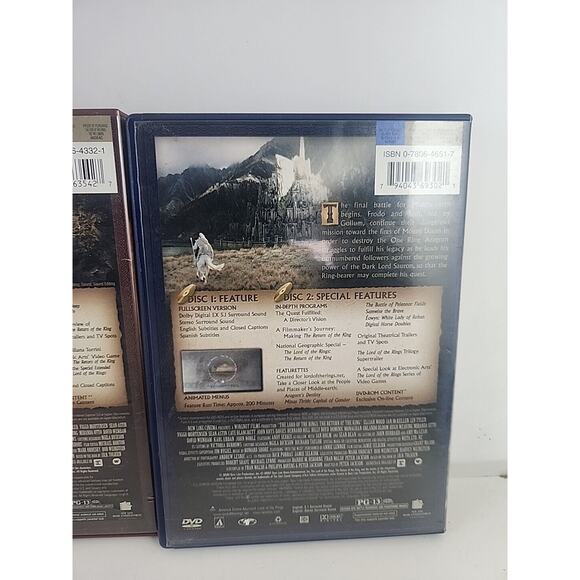 Lord of the Rings Trilogy DVD Movies - 6 Discs Set - Picture 8 of 8